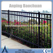 Baochuan fabelhafter umweltfreundlicher und beständiger Stahlzaun / Schmiedeeisen / Aluminiumzaun